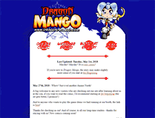Tablet Screenshot of dragon-mango.com